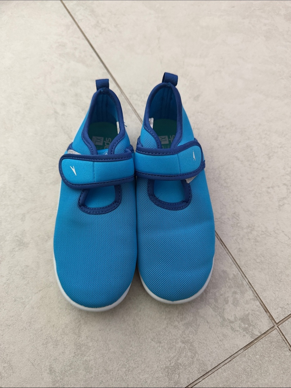 Speedo Kids Blue Hook-and-Loop Water Shoes